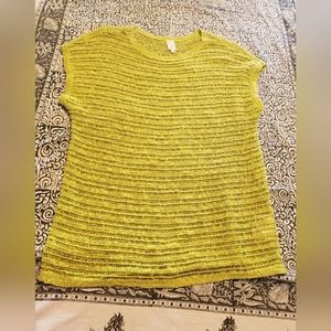 NWOT Jones New York cotton knit summer sweater